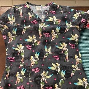 Disney Tinkerbell Scrub top